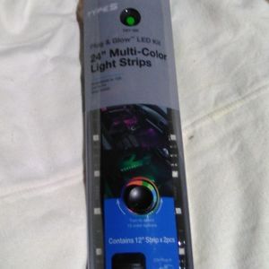 24" multi-colored light strip Plug n Go